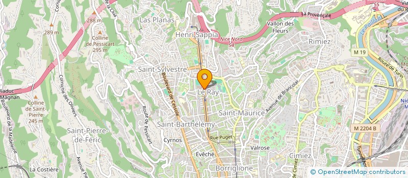 localisation de l'entreprise MADAME CLAUDINE MENDES TEIXEIRA à NICE