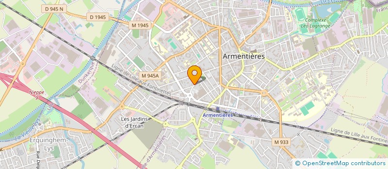localisation de l'entreprise MADAME CLAUDINE MERCHIE à ARMENTIERES