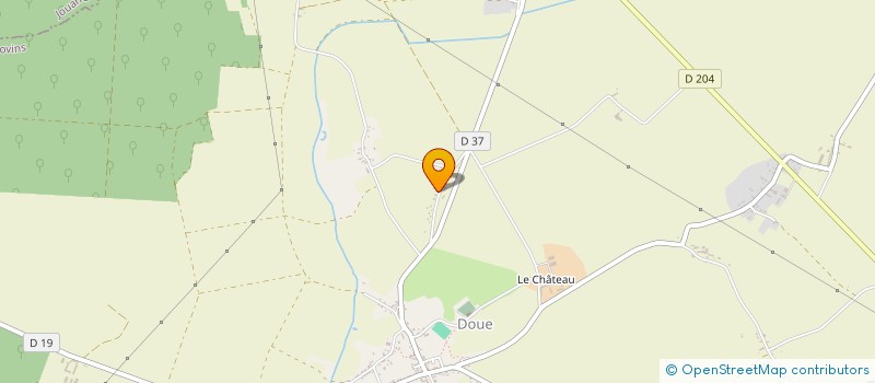 localisation de l'entreprise MADAME CLAUDINE MERCIER  DOUE