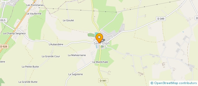 localisation de l'entreprise MADAME CLAUDINE MEUNIER à SAINT-ELIPH