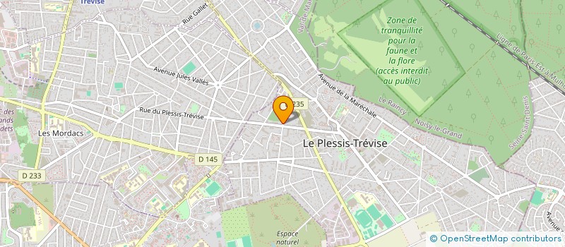 localisation de l'entreprise MADAME CLAUDINE MEYER  LE PLESSIS-TREVISE