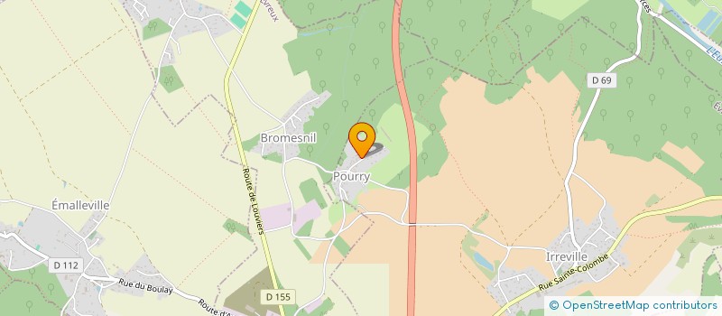 localisation de l'entreprise MADAME CLAUDINE MODJO TCHUENTE  IRREVILLE