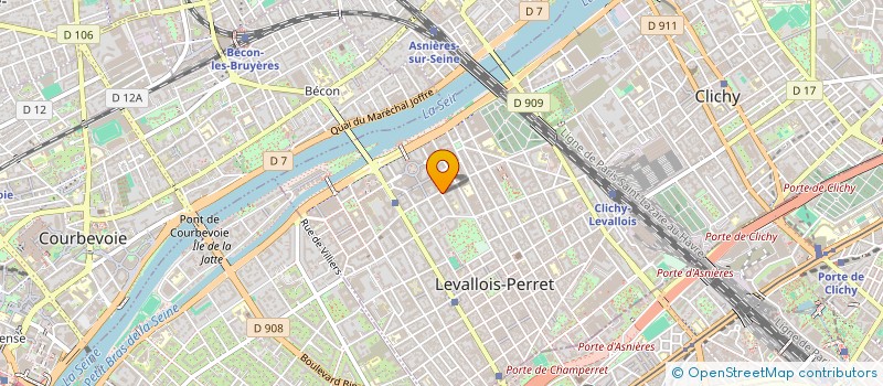 localisation de l'entreprise MADAME CLAUDINE MOLIN à LEVALLOIS-PERRET