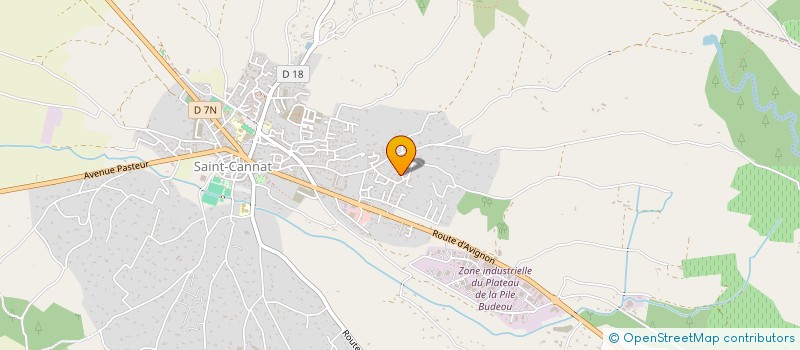 localisation de l'entreprise MADAME CLAUDINE MOLINARIS  SAINT-CANNAT