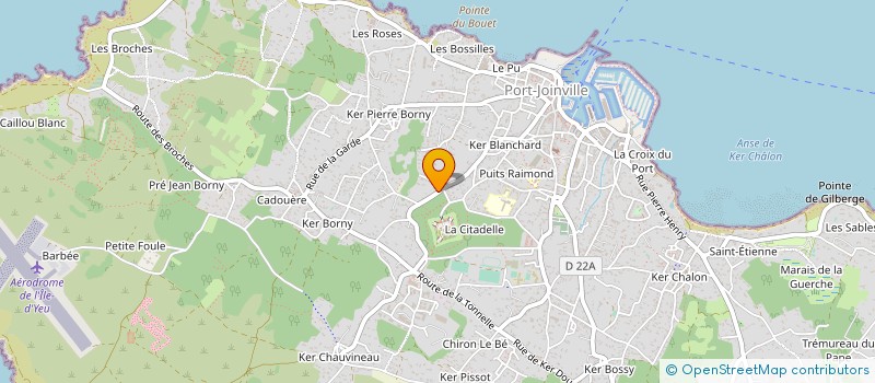 localisation de l'entreprise MADAME CLAUDINE MONNEREAU à L'ILE-D'YEU