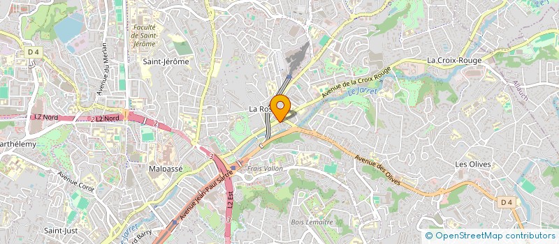 localisation de l'entreprise MADAME CLAUDINE MONTEMONT à MARSEILLE