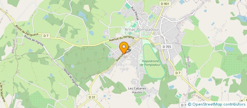 localisation de l'entreprise MADAME CLAUDINE MOREAU  SAINT-SORNIN-LAVOLPS