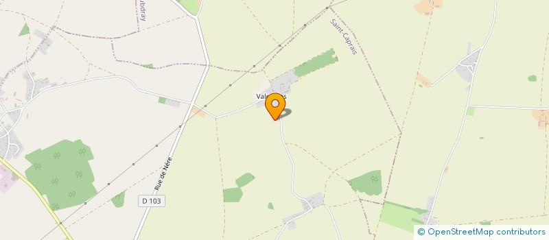 localisation de l'entreprise MADAME CLAUDINE MOREAU  SAINT-CAPRAIS