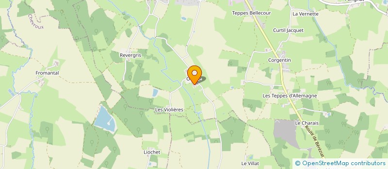 localisation de l'entreprise MADAME CLAUDINE MOREL  SAINT-ETIENNE-SUR-REYSSOUZE