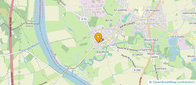 localisation de l'entreprise MADAME CLAUDINE MOULLOUD  VONNAS