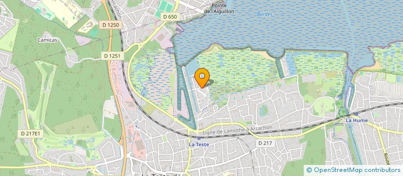 localisation de l'entreprise MADAME CLAUDINE MUARD à LA TESTE-DE-BUCH