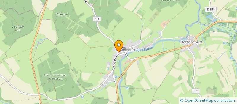 localisation de l'entreprise MADAME CLAUDINE MULOT  AMBACOURT