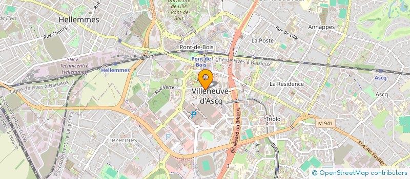 localisation de l'entreprise MADAME CLAUDINE NGALIFOUROU  VILLENEUVE-D'ASCQ