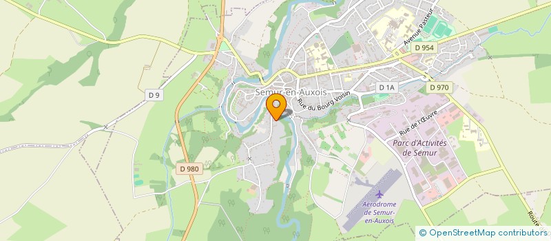 localisation de l'entreprise MADAME CLAUDINE OCCRE  SEMUR-EN-AUXOIS