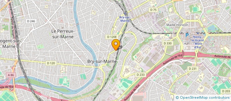 localisation de l'entreprise MADAME CLAUDINE OMS à BRY-SUR-MARNE