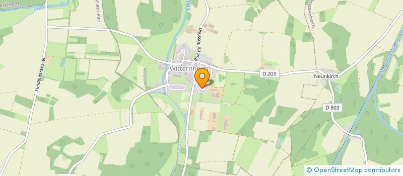 localisation de l'entreprise MADAME CLAUDINE OSTERTAG  WITTERNHEIM