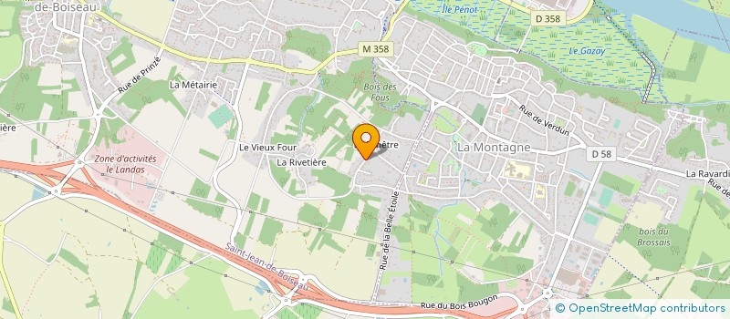 localisation de l'entreprise MADAME CLAUDINE PACAUD à SAINT-JEAN-DE-BOISEAU