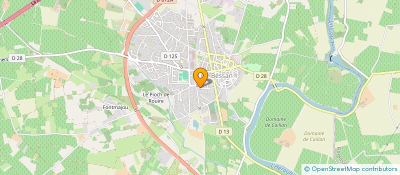 localisation de l'entreprise MADAME CLAUDINE PAGES  BESSAN