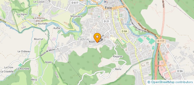 localisation de l'entreprise MADAME CLAUDINE PAILHES à FOIX