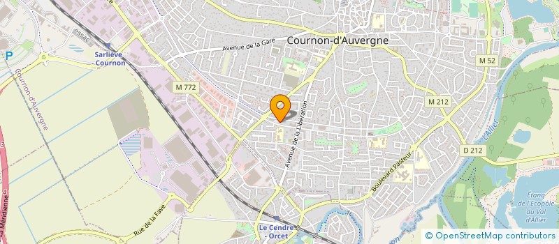 localisation de l'entreprise MADAME CLAUDINE PASCAL à COURNON-D'AUVERGNE