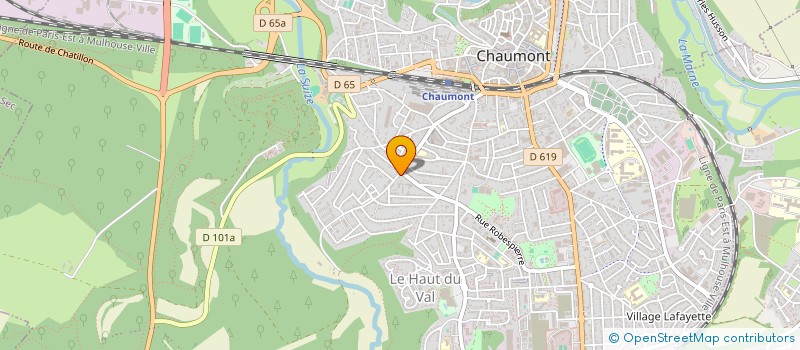 localisation de l'entreprise MADAME CLAUDINE PATARD à CHAUMONT