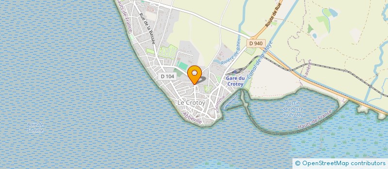 localisation de l'entreprise MADAME CLAUDINE PENVEN  LE CROTOY