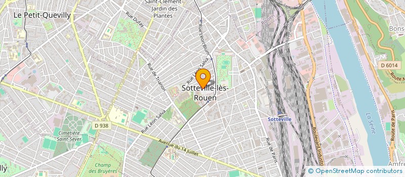 localisation de l'entreprise MADAME CLAUDINE PERNUIT à SOTTEVILLE-LES-ROUEN