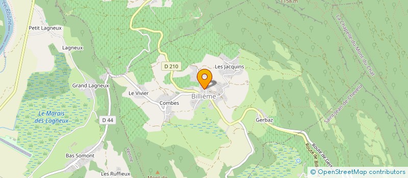 localisation de l'entreprise MADAME CLAUDINE PERRET  BILLIEME