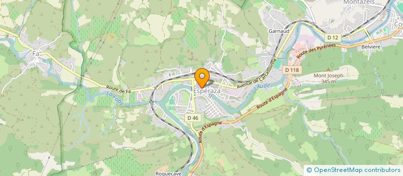 localisation de l'entreprise MADAME CLAUDINE PERRUCHAS  ESPERAZA