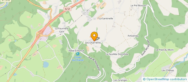 localisation de l'entreprise MADAME CLAUDINE PETITJEAN  LE VAL D AJOL