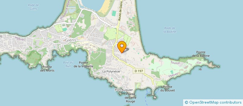 localisation de l'entreprise MADAME CLAUDINE PHILIPPE à HYERES