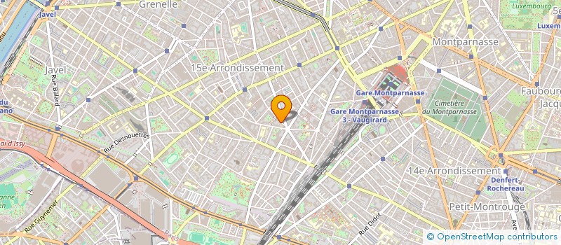 localisation de l'entreprise MADAME CLAUDINE PIERRON  PARIS