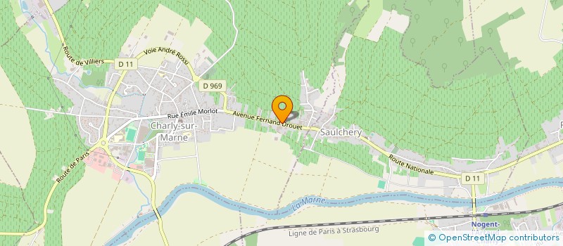 localisation de l'entreprise MADAME CLAUDINE PILLIERE  CHARLY-SUR-MARNE