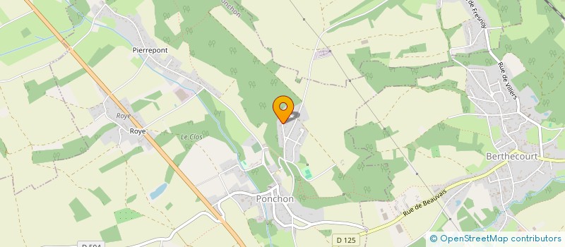 localisation de l'entreprise MADAME CLAUDINE PILLOT  PONCHON