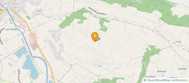 localisation de l'entreprise MADAME CLAUDINE POLAUD à SAINT-GENIX-LES-VILLAGES