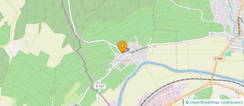 localisation de l'entreprise MADAME CLAUDINE POROT  VINCELLES