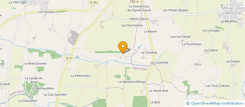 localisation de l'entreprise MADAME CLAUDINE PORTAL  SAINT-PERN