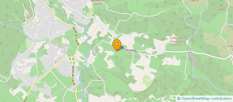 localisation de l'entreprise MADAME CLAUDINE PRAVAZ à COTIGNAC