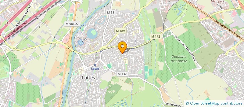 localisation de l'entreprise MADAME CLAUDINE PRIGENT à LATTES