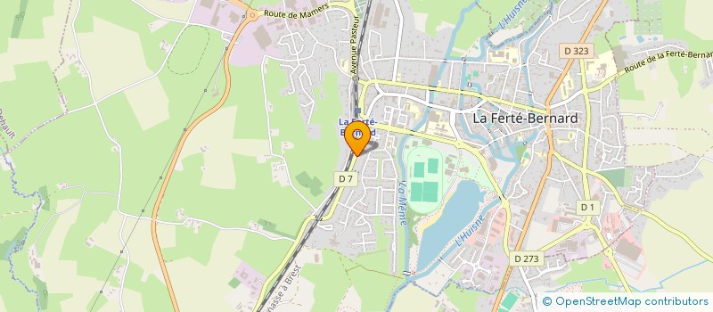 localisation de l'entreprise MADAME CLAUDINE PROVOST  LA FERTE-BERNARD