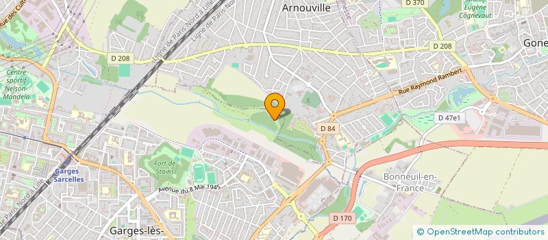 localisation de l'entreprise MADAME CLAUDINE RASOAMANARIVO  GARGES-LES-GONESSE