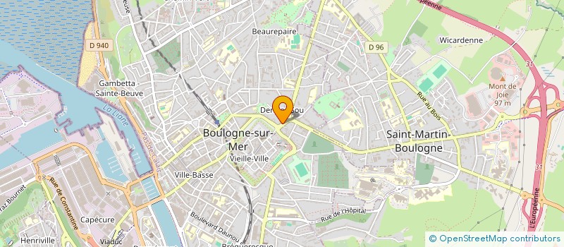 localisation de l'entreprise MADAME CLAUDINE RETAUX à BOULOGNE-SUR-MER