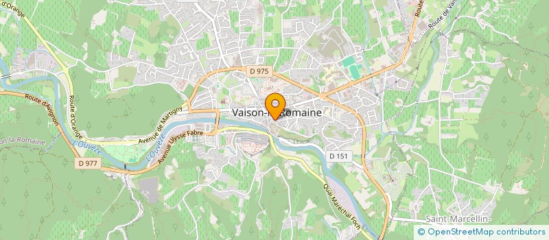 localisation de l'entreprise MADAME CLAUDINE RIBAIL  VAISON-LA-ROMAINE