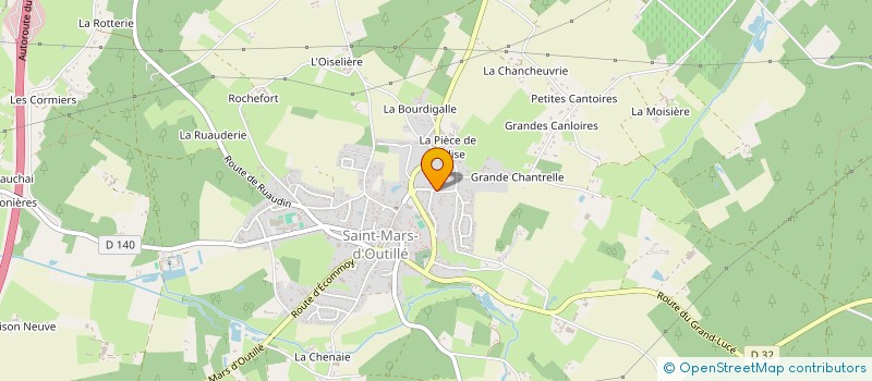 localisation de l'entreprise MADAME CLAUDINE RICHARD  SAINT MARS D OUTILLE