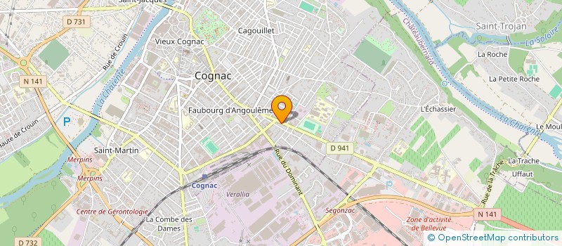 localisation de l'entreprise MADAME CLAUDINE RICHARD à COGNAC