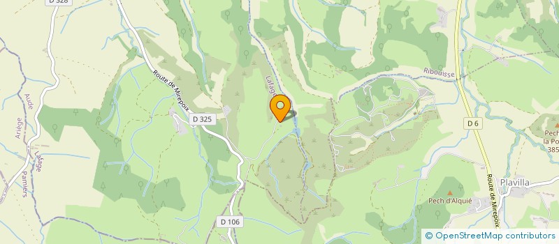 localisation de l'entreprise MADAME CLAUDINE RIGAUD  LAFAGE