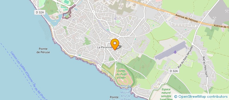 localisation de l'entreprise MADAME CLAUDINE RIGAULT à LES SABLES D'OLONNE