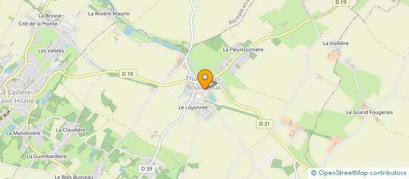 localisation de l'entreprise MADAME CLAUDINE ROBIN à RIVES-DU-FOUGERAIS