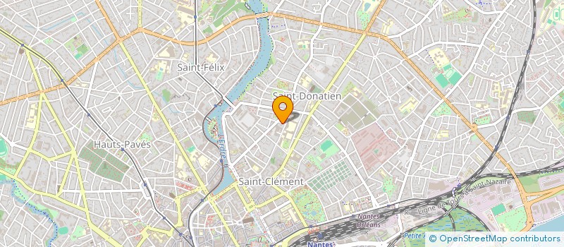 localisation de l'entreprise MADAME CLAUDINE ROBINE  NANTES