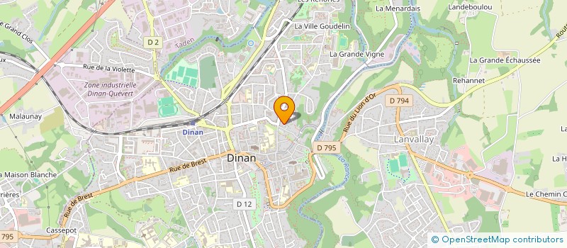 localisation de l'entreprise MADAME CLAUDINE ROCHARD à DINAN